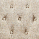 Brooklyn - Dining Arm Chair With Button Tufted Back (Set of 2) - Cream