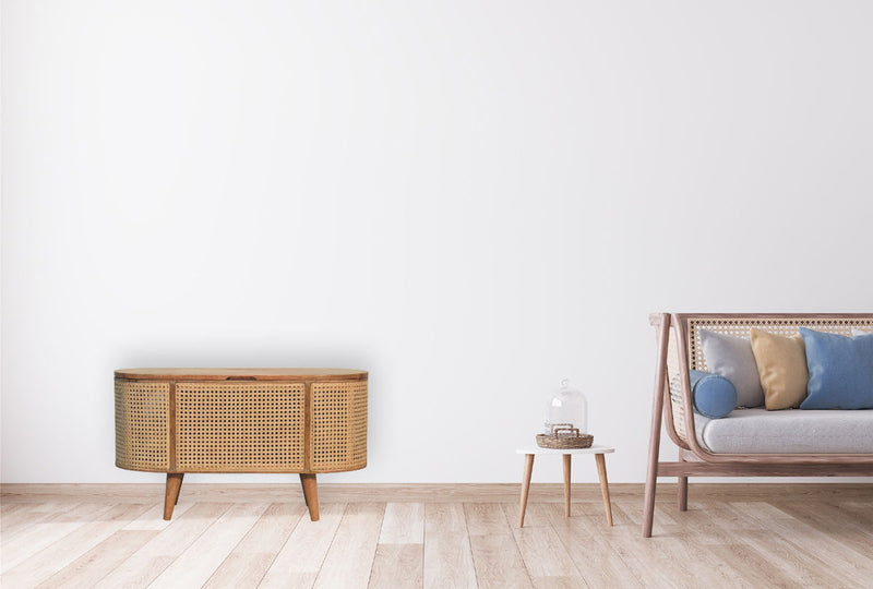 Larrisa - Rounded Lid Up Blanket Box - Oak