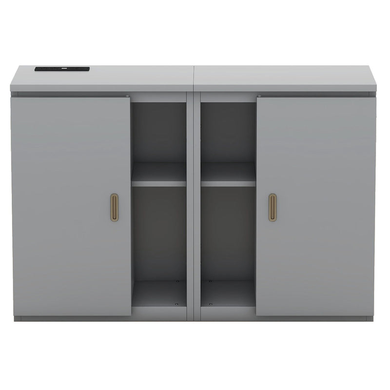 Murphy Bed With Shelves, Cabinets And USB Ports