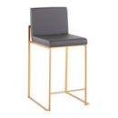 Fuji - Contemporary High Back Stylish Counter Stool