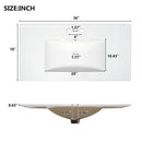 Shaker Free Standing Bathroom Vanity Cabinet With Sink, Soft Close Drawers, Soft Close Doors