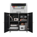 Office Furniture Copier Cabinet 2 Door Steel Copier Stand Mobile Pedestal File Printer Stand