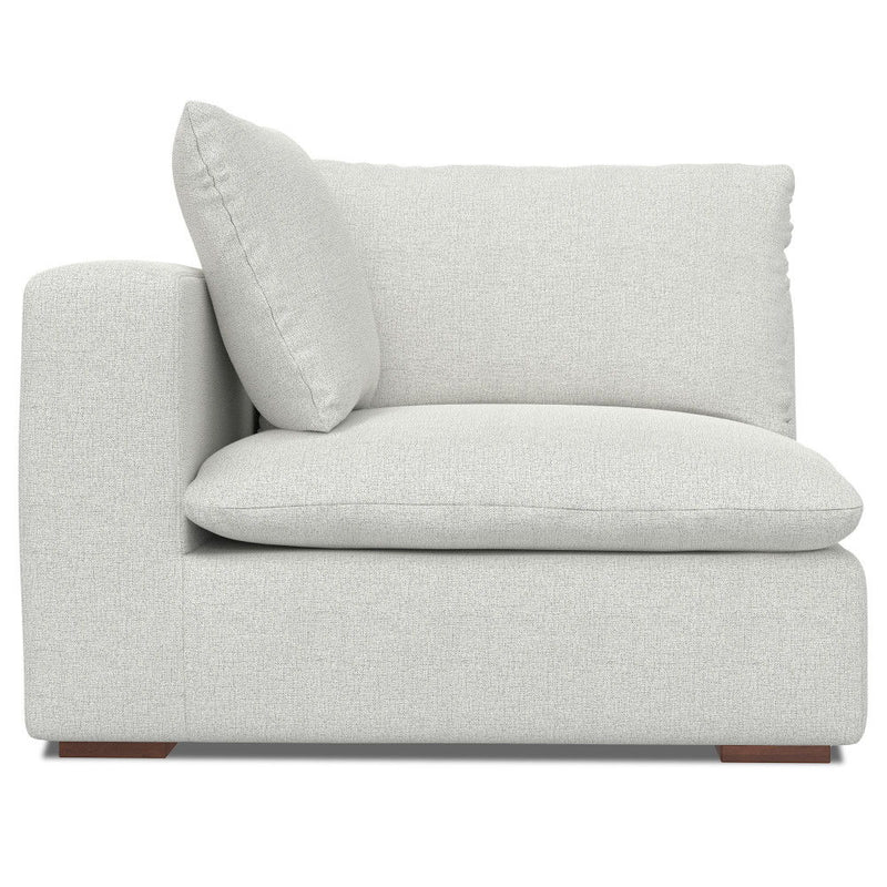 Jasmine - Left Arm Sofa Module - Gray