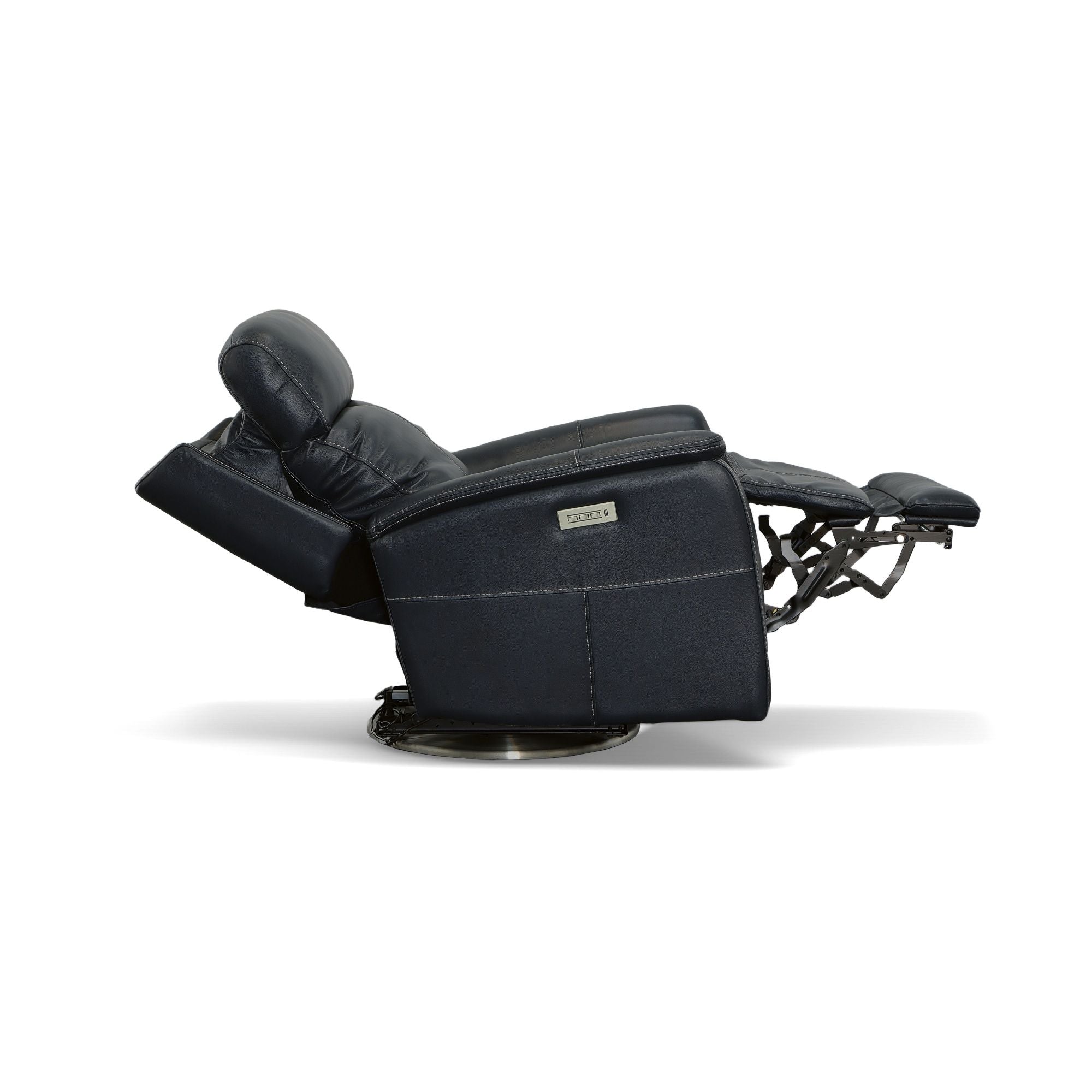 View - Power Swivel Recliner With Power Headrest