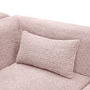 Upholstered Sofa Free Combined Sofa Couch With 2 Chaise Lounge And Five Back Pillows For Living Room