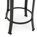 Modern Industrial Counter Stool Set With Swivel Function