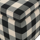 Contemporary Storage Ottoman With Seating And Storage - Black