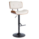 Lombardi - Mid Century Modern Adjustable Barstool