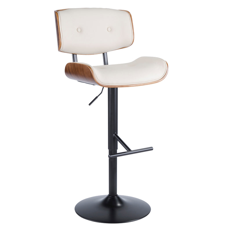 Lombardi - Mid Century Modern Adjustable Barstool