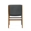 Contemporary Dining Chair Set Upholstered Fabric With Rubberwood Frame