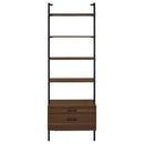 Owens - 3 Piece Wall Mounted Bookshelf Set - Walnut