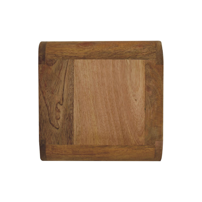 Mini Curve Floating Bedside - Oak