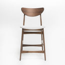 Elegant Counter Height Chair With Cushioned Seat