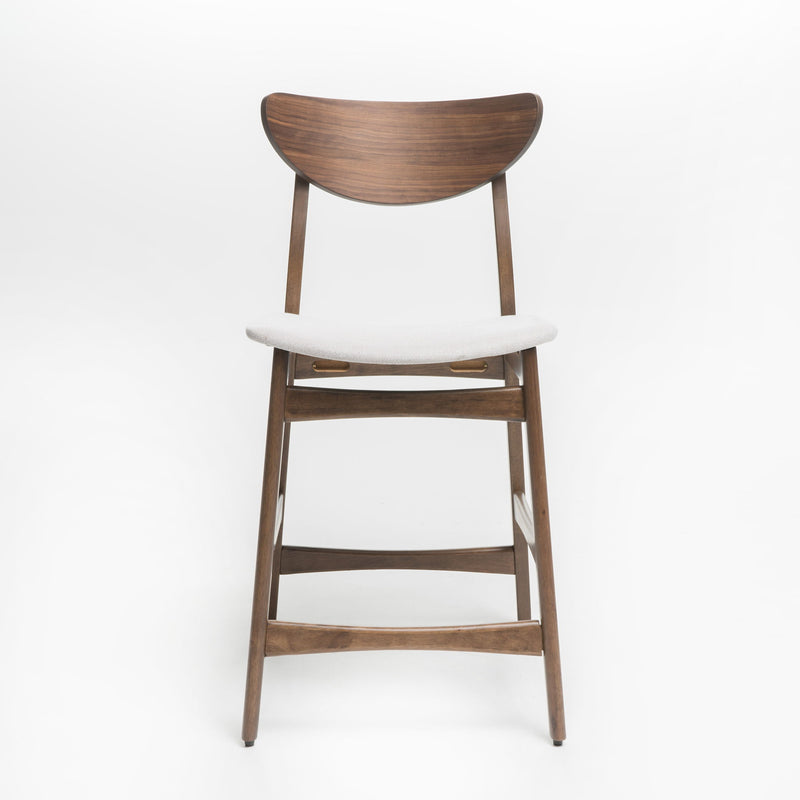 Elegant Counter Height Chair With Cushioned Seat