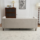 Upholstered Sofa Modern 3 Seater Sofa Couch With Tufted Design For Living Room