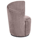 Nueva - Upholstered Swivel Chair Curved Backrest