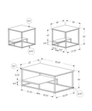 Table Set, Coffee, End, Side, Accent, Living Room, Contemporary & Modern (Set of 3)