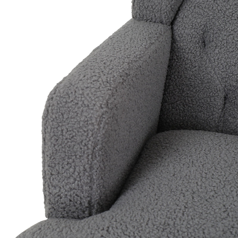 Upholstered Accent Chair Tufted Armchair For Living Room And Bedroom