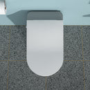 Smart Bidet Toilet Combo With Auto Open & Close, Heated Seat, Foot Sensor Flush, LED Display, Ceramic - White