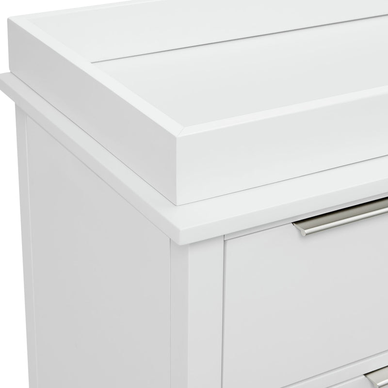 Lauren - Crib And Dresser With Topper - White