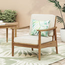 Emmry - Outdoor Acacia Wood Club Chair