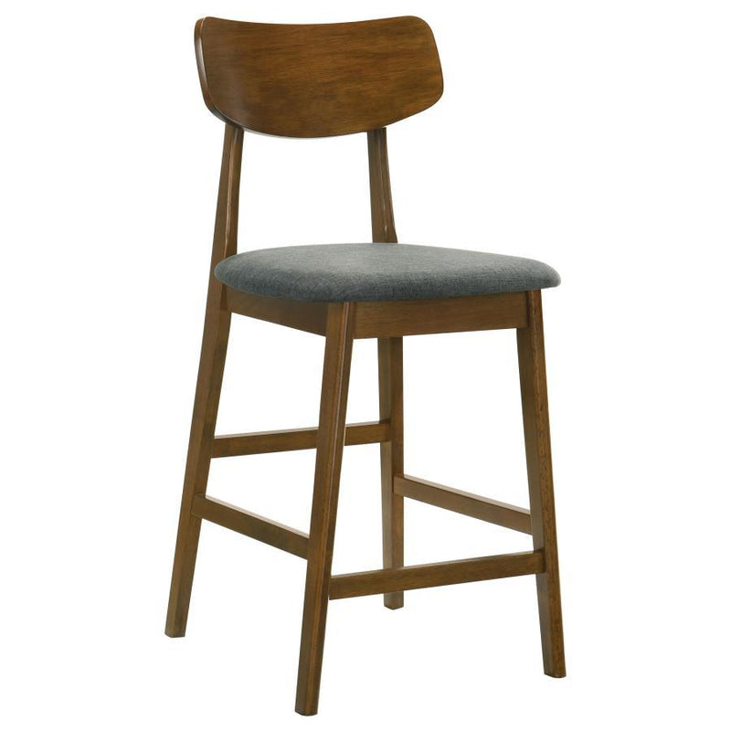 Robbie - 4 Pieces Counter Stool, box 2 of 2 - Walnut
