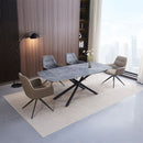 Hester - Arm Chair (Set of 2) - Gray Fabric