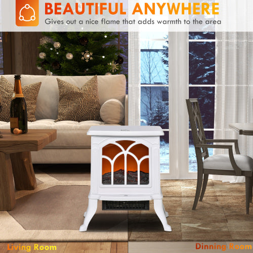 17" Freestanding Electric Fireplace Stove