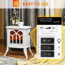 17" Freestanding Electric Fireplace Stove