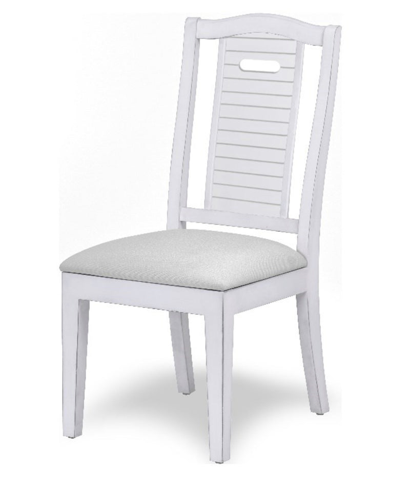 Two Sea Winds Islamorada Dining Chairs Shutter Grey Fabric
