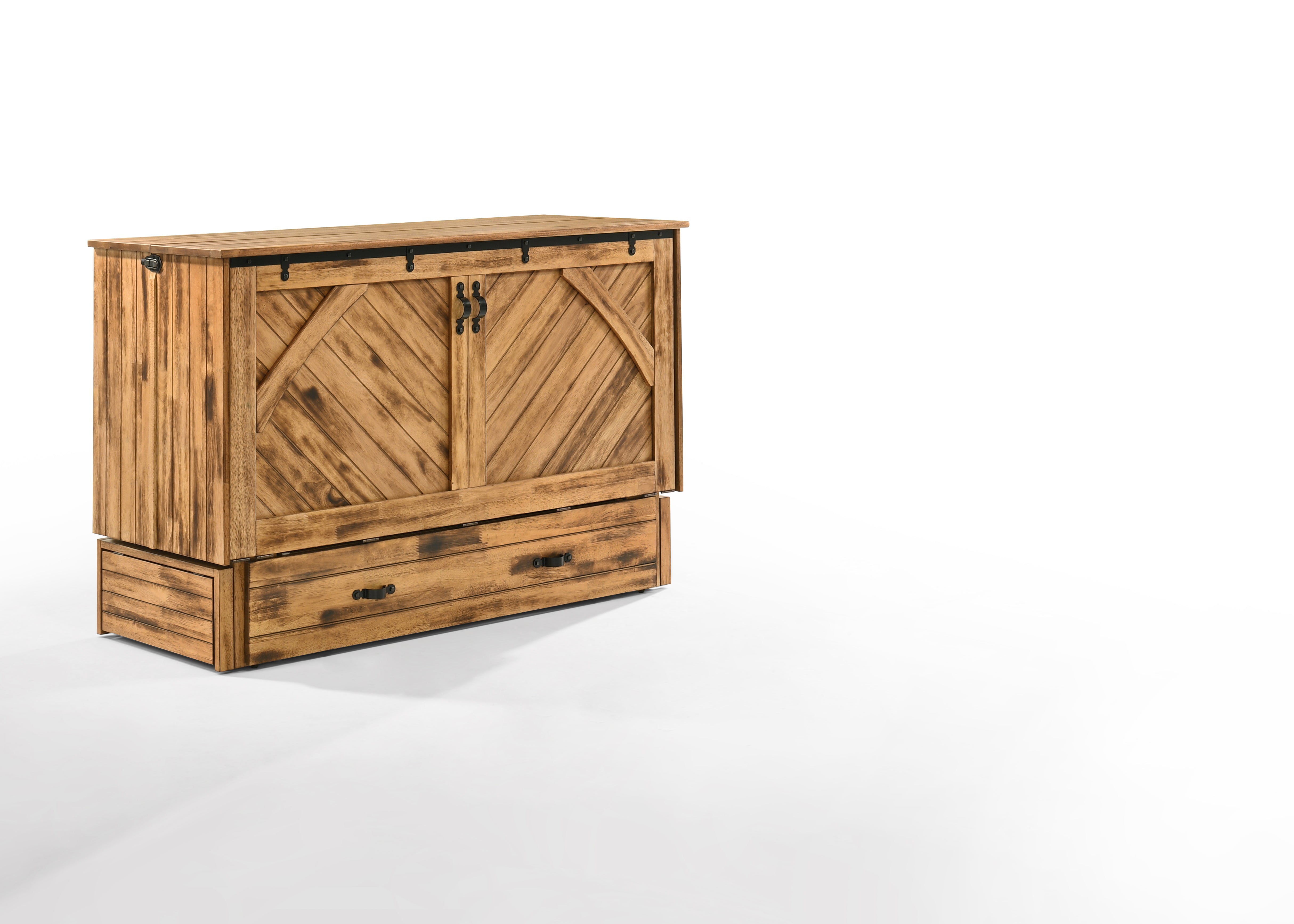 Marfa Murphy Cabinet Bed in Bakar, cabinet closed | Atlantic Fine Furniture, Melbourne FL