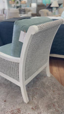 Custom 100% Italian Leather Accent Chair