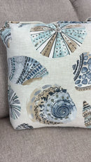 Coastal Throw Pillows- LOBO SAND. Set of Two