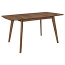 Alfredo - Extension Leaf Dining Table - Natural Walnut - Atlantic Fine Furniture Inc