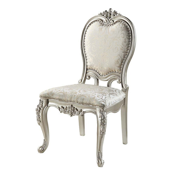 Bently - Side Chair (Set of 2) - Fabric & Champagne Finish - Atlantic Fine Furniture Inc