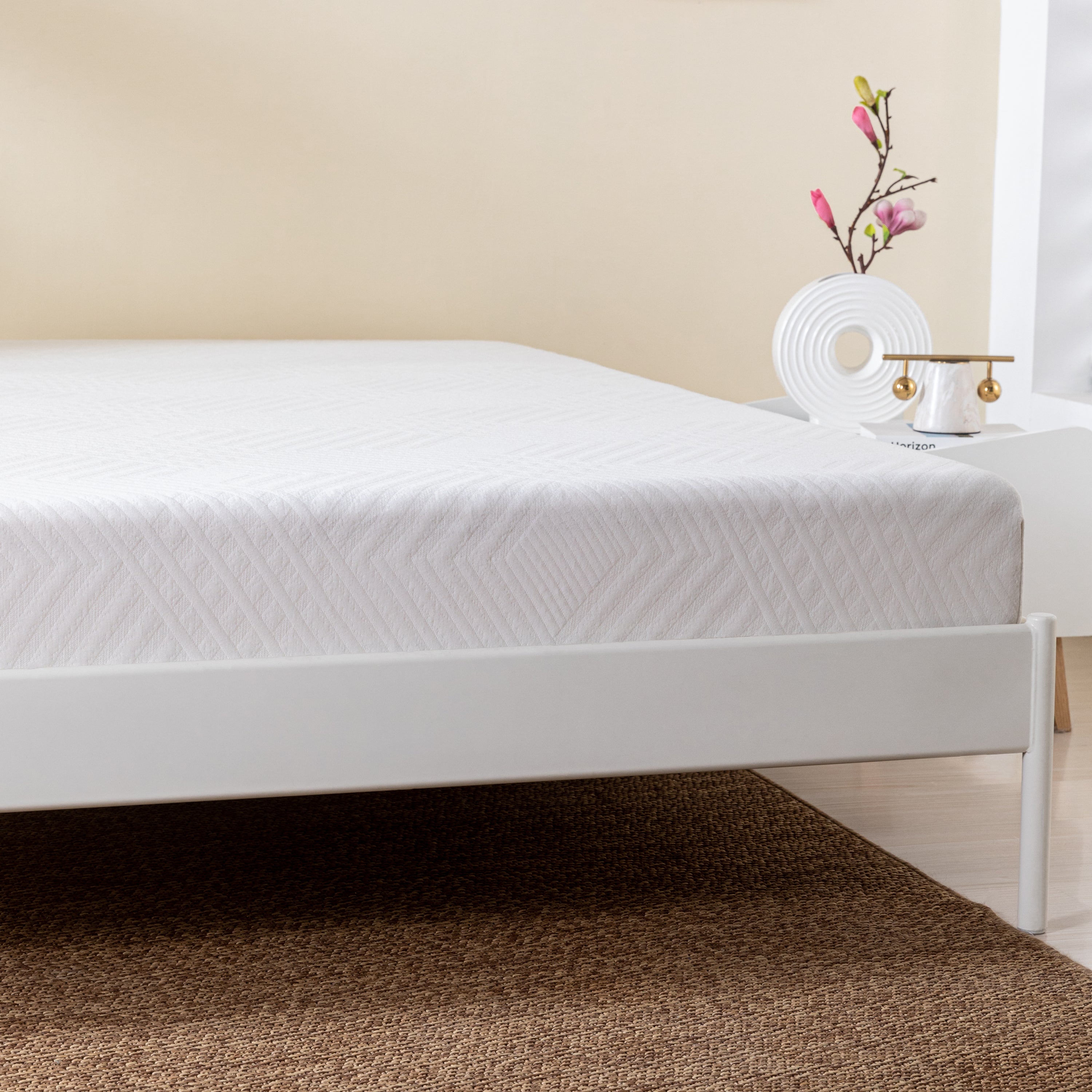 Green Tea Infused Memory Foam Full Mattress, 8 inch Gel Memory Foam Mattress for a Cool Sleep, Bed in a Box - Atlantic Fine Furniture Inc