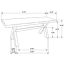 Alston - Wood Dining Bench - Knotty Nutmeg - Atlantic Fine Furniture Inc