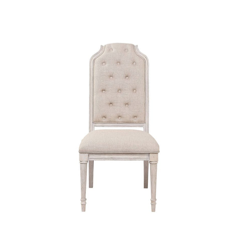 Wynsor - Side Chair (Set of 2) - Fabric & Antique Champagne