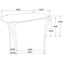 Dortch - Oval Solid Wood Dining Table - Walnut