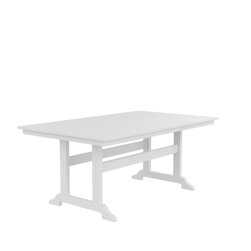 HDPE Dining Table, White - Atlantic Fine Furniture Inc