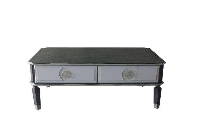 House - Beatrice Coffee Table - Charcoal & Light Gray Finish