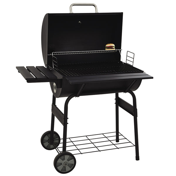 Multi-function Stainless Steel Charcoal 30" Barrel BBQ Grill Barbecue Smoker Barbecue Smokers Tool Kits  for Outdoor Picnic Patio Backyard Camping Cooking - Atlantic Fine Furniture Inc