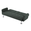 Convertible Folding Sofa Bed with Armrest , Fabric Sleeper Sofa Couch for Living Room . - Atlantic Fine Furniture Inc