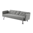 Convertible Folding Sofa Bed with Armrest , Fabric Sleeper Sofa Couch for Living Room . - Atlantic Fine Furniture Inc