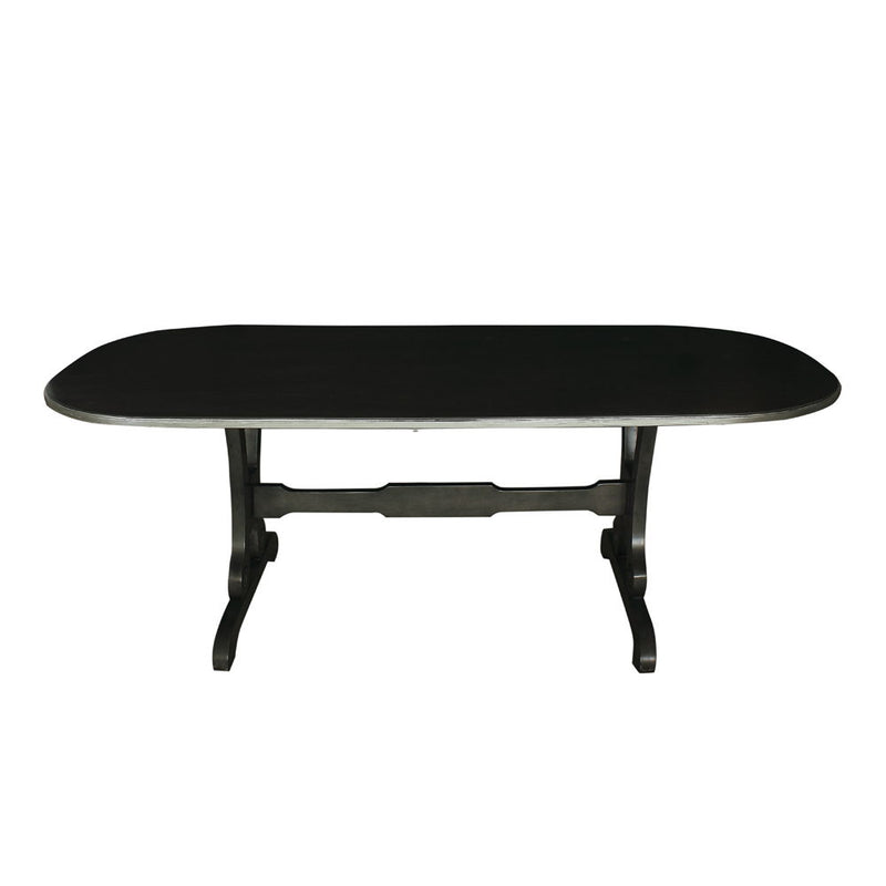 House - Beatrice Dining Table - Charcoal Finish