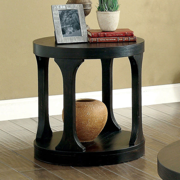 Carrie - End Table - Antique Black