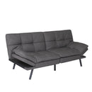 Convertible Memory Foam Futon Couch Bed, Modern Folding Sleeper Sofa-SF267FADGY - Atlantic Fine Furniture Inc