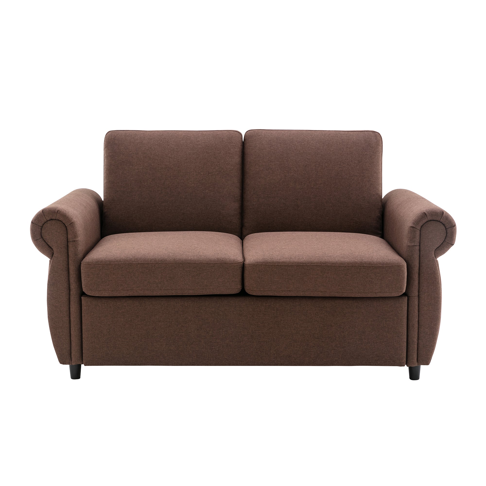 Orisfur Pull Out Sofa Bed  Loveseat Sleeper with Twin Size Memory Mattress for Living Room Spaces - Atlantic Fine Furniture Inc