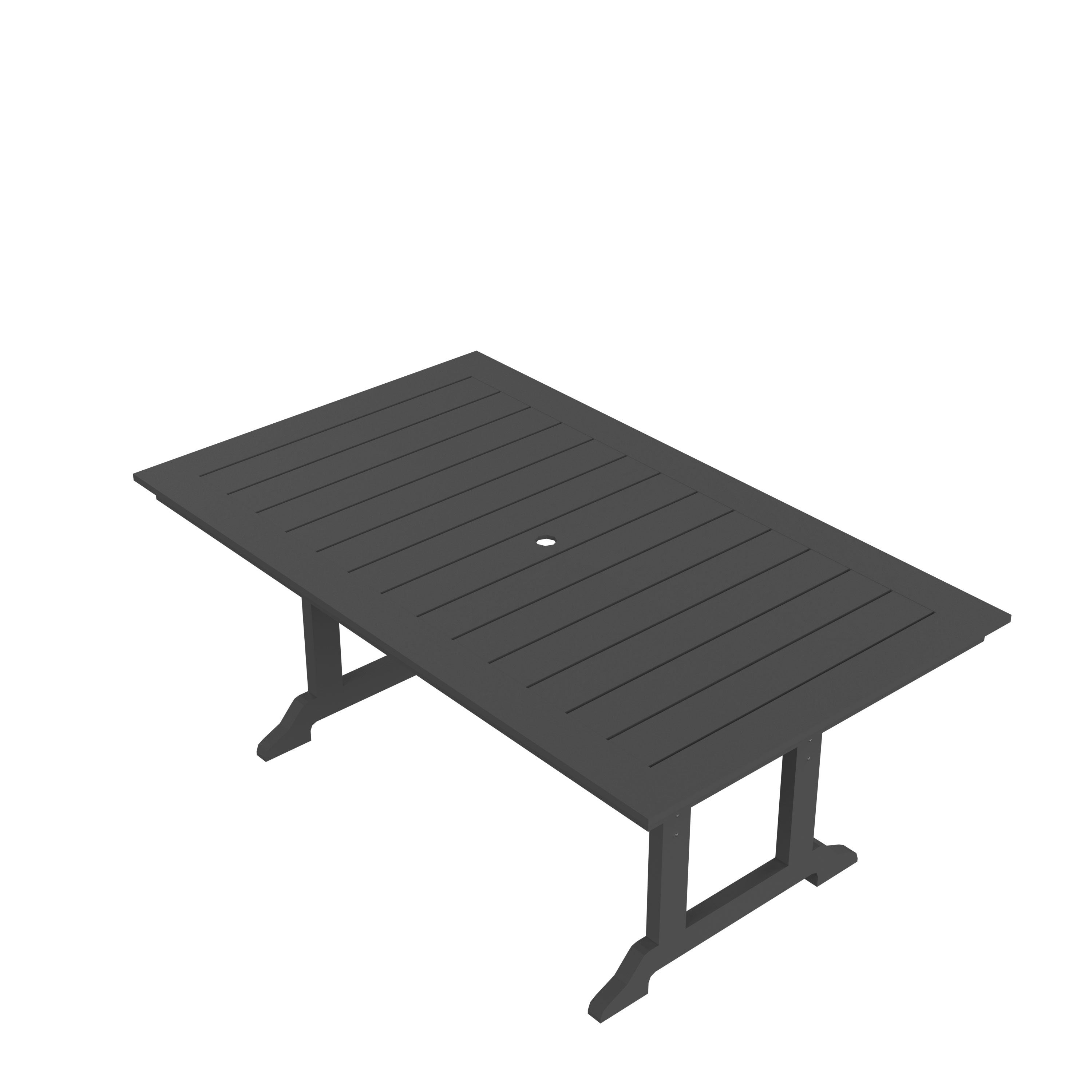 HDPE Dining Table, Gray - Atlantic Fine Furniture Inc