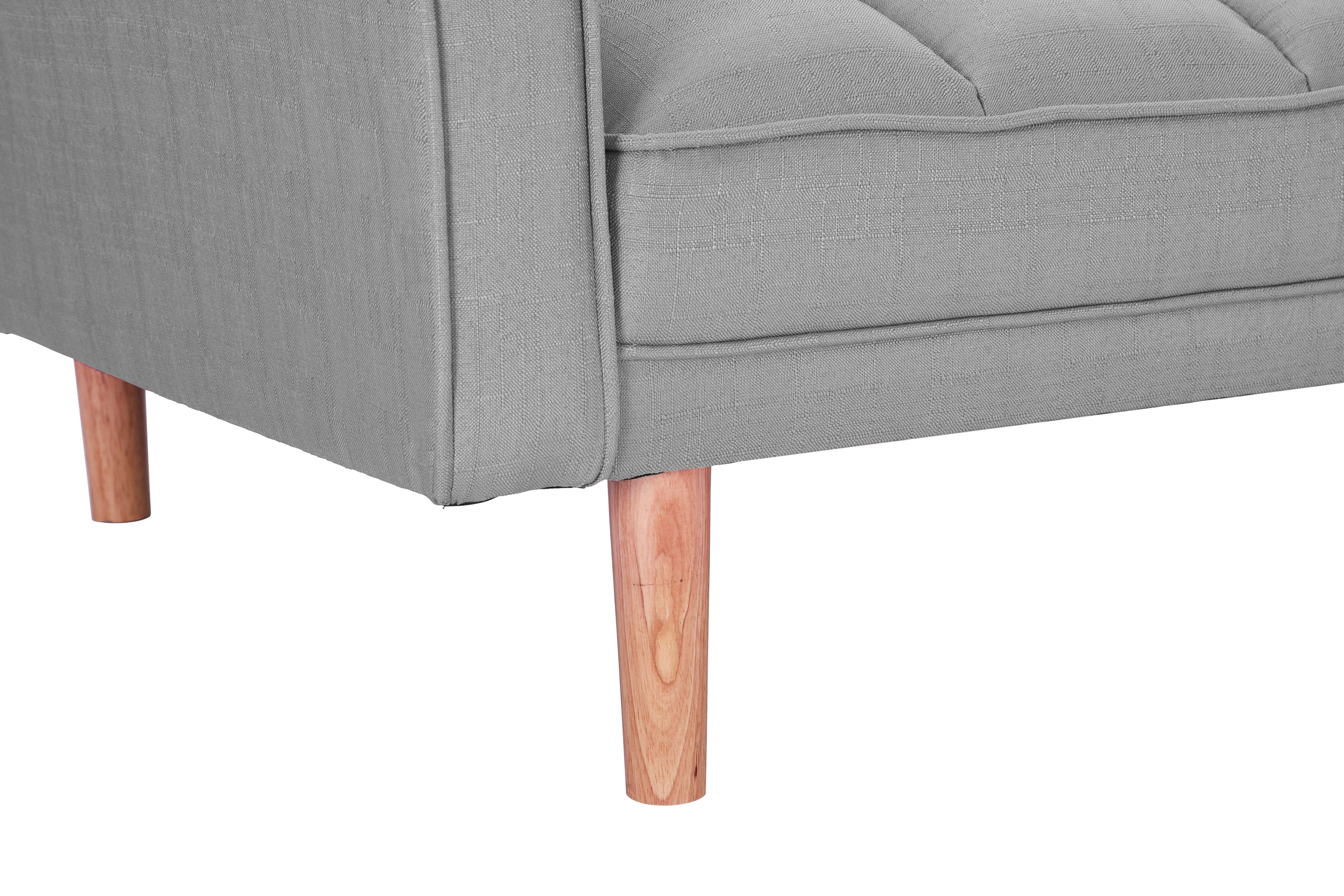 FUTON SLEEPER SOFA WITH 2 PILLOWS LIGHT GREY FABRIC（W223S00032、W223S00583、W223S01339 ） - Atlantic Fine Furniture Inc